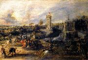Peter Paul Rubens Tournament in front of Castle Steen oil painting reproduction